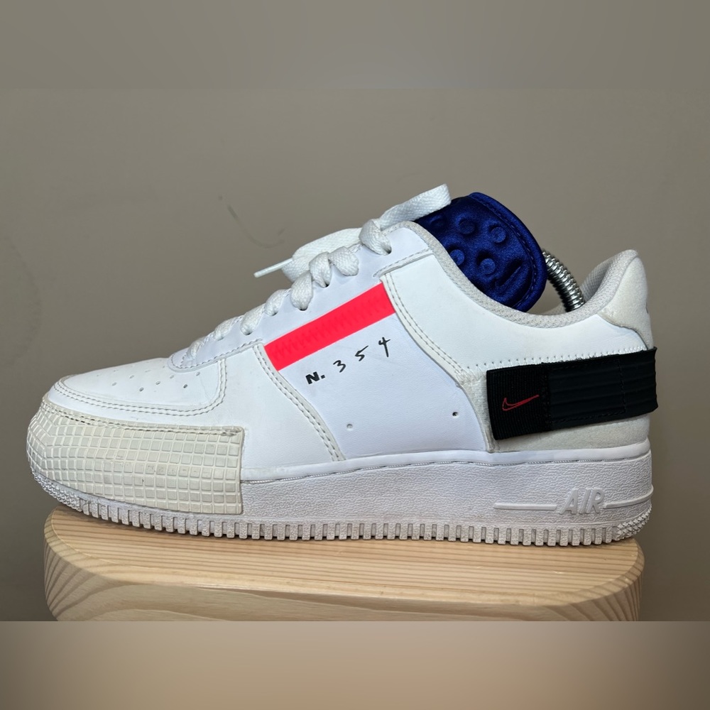Nike Air Force 1 Low Drop Type GS Summit White No. 354 Men’s Size 8. - Picture 13 of 13